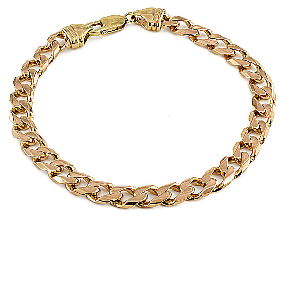 9ct gold 26g 9½ inch curb Bracelet